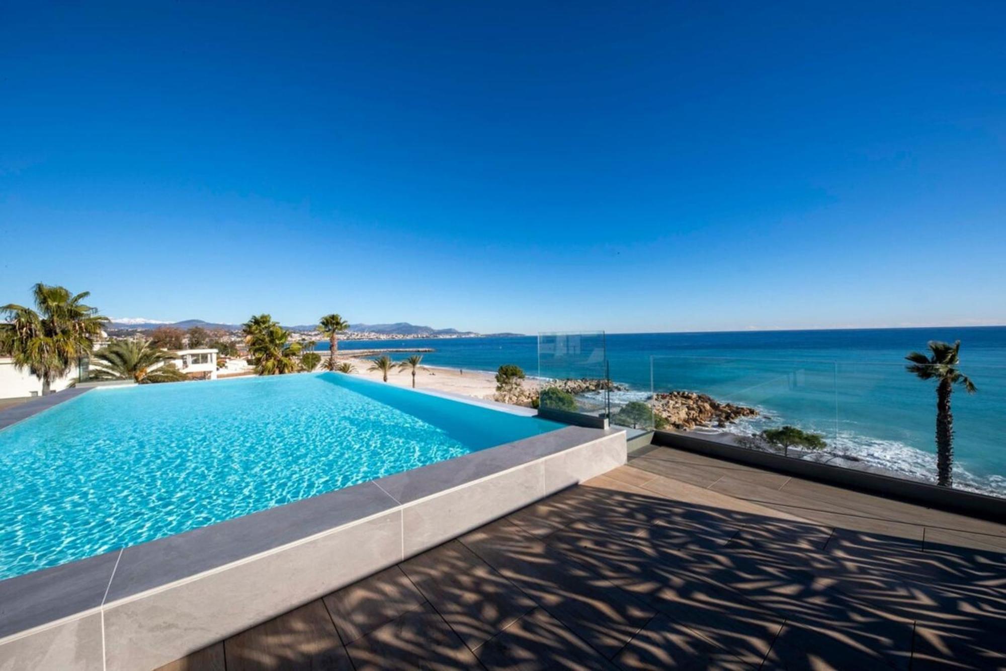 06Ah - Superb Waterfront T2 - Swimming Pool Apartment Villeneuve-Loubet Bagian luar foto
