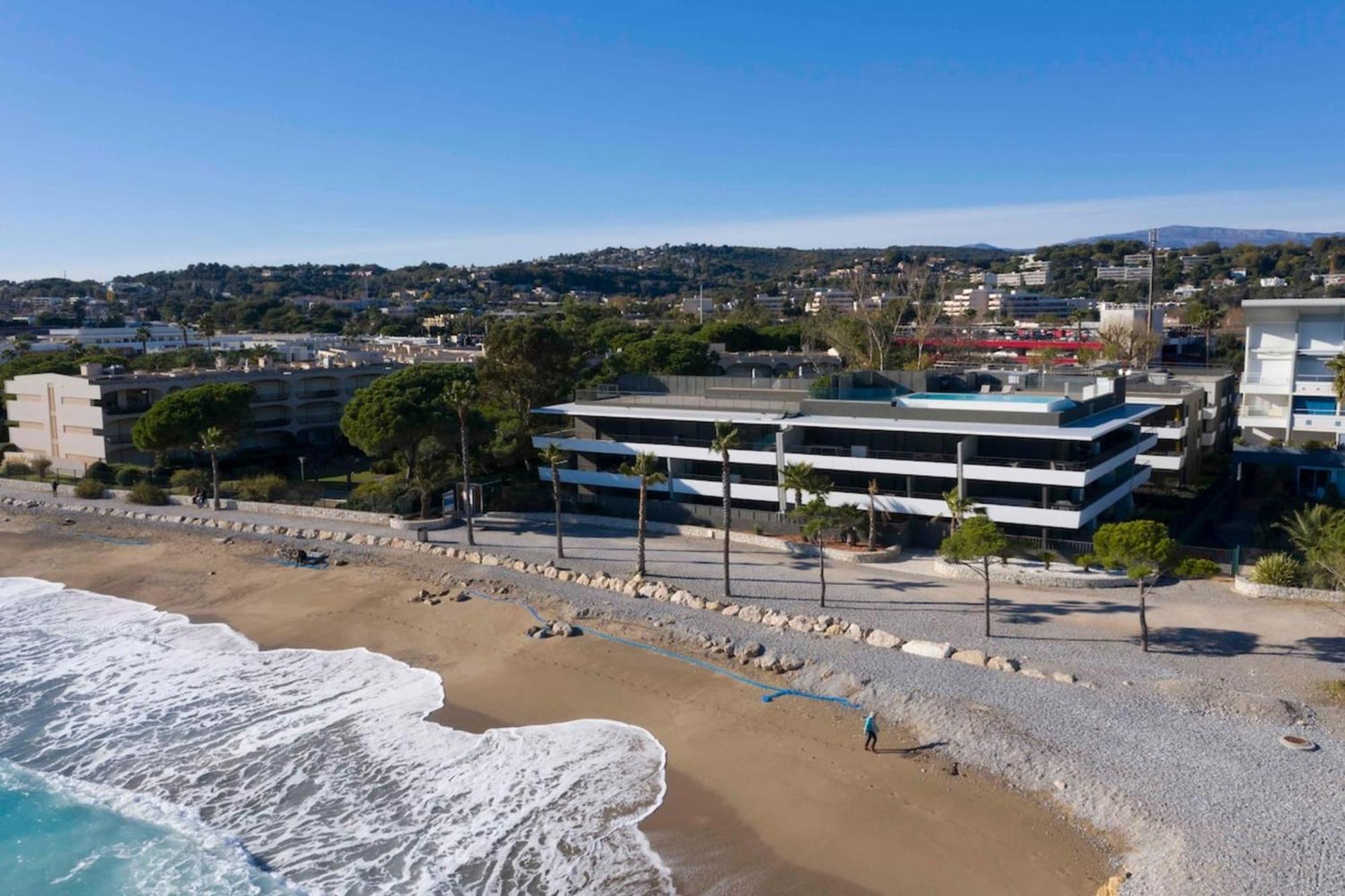 06Ah - Superb Waterfront T2 - Swimming Pool Apartment Villeneuve-Loubet Bagian luar foto