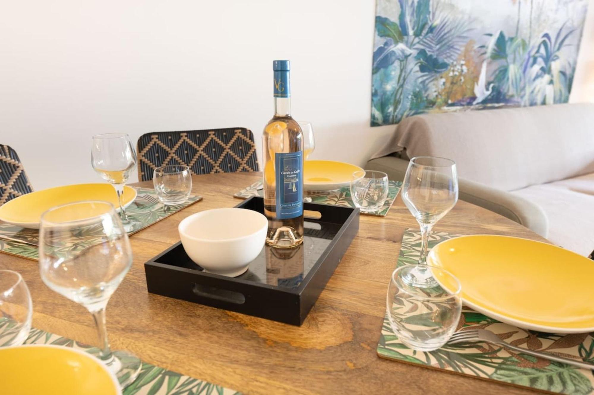 06Ah - Superb Waterfront T2 - Swimming Pool Apartment Villeneuve-Loubet Bagian luar foto